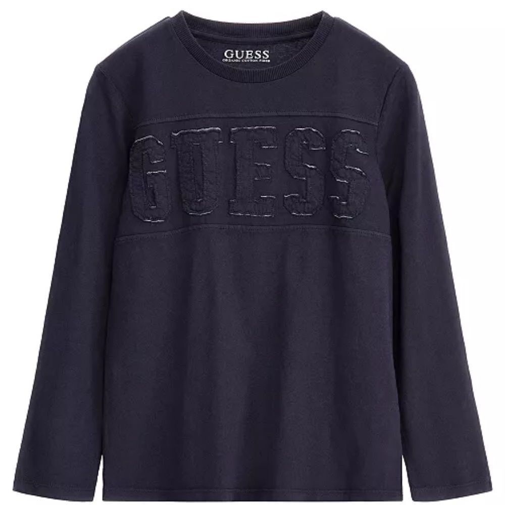 GUESS Big Boys Cotton Jersey Tonal Embroidered Patch Logo T-shirt 12